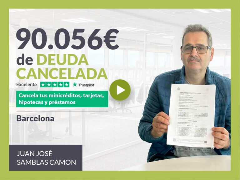 Repara tu Deuda Abogados cancela 90.056€ en Barcelona (Cataluña) con la Ley de Segunda Oportunidad