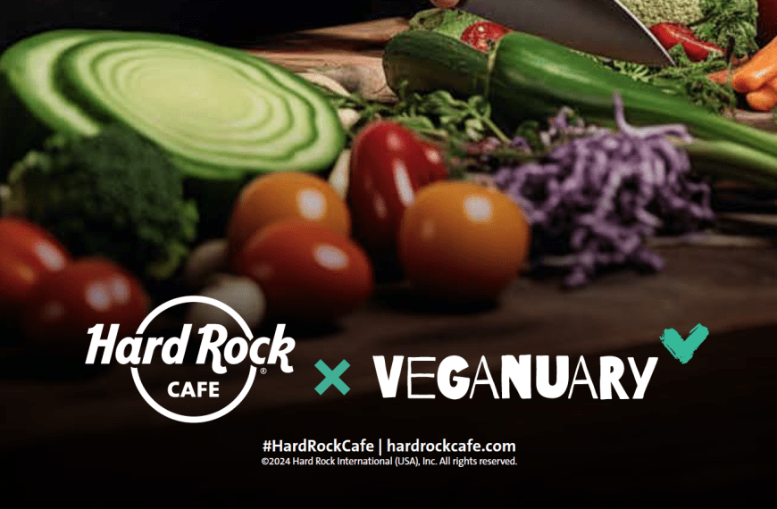 Hard Rock Cafe se suma a Veganuary 2024