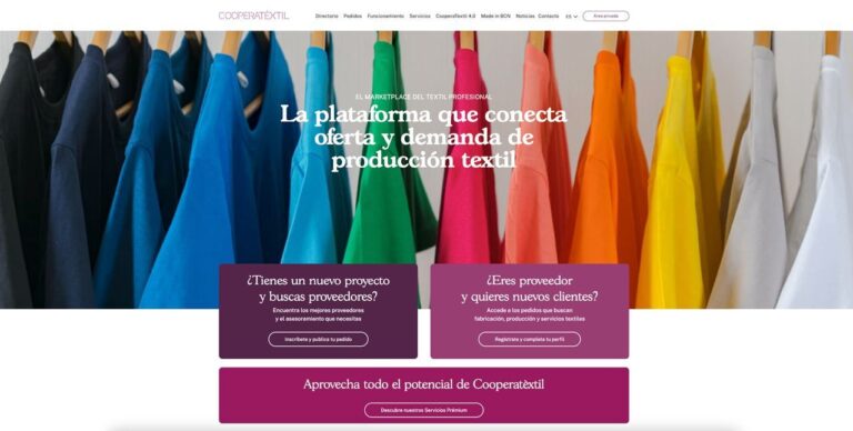 Cooperatèxtil 2.0, nueva plataforma que conecta la industria textil