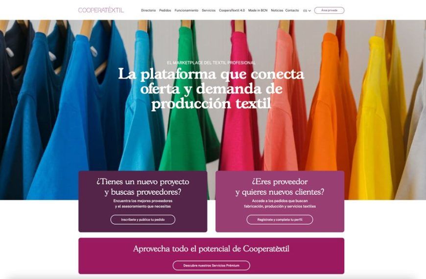 Cooperatèxtil 2.0, nueva plataforma que conecta la industria textil