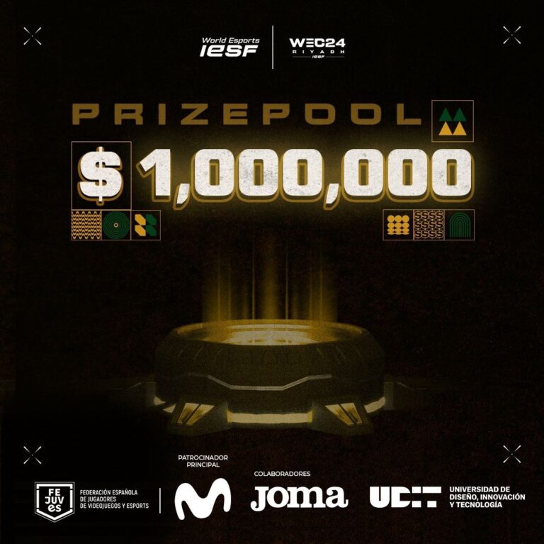 1 millón de dólares: el mayor premio en la historia de los Mundiales Esports IESF