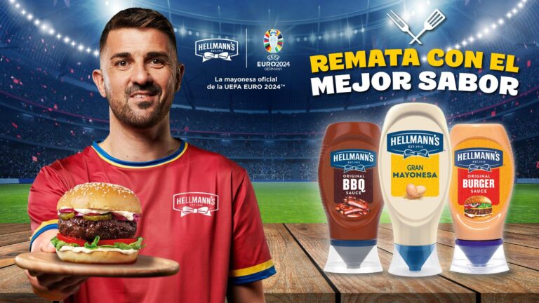 Villa reaparece por la Eurocopa para promocionar las salsas Hellmann’s