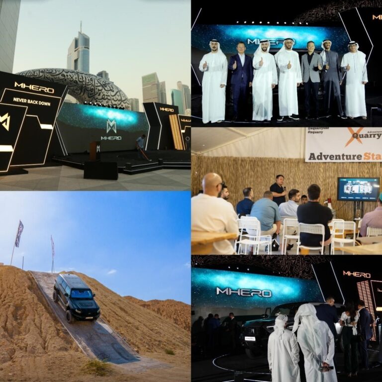 MHERO I debutó en Dubai, trayendo una nueva oleada de capacidad todoterreno en el mercado de Oriente Medio