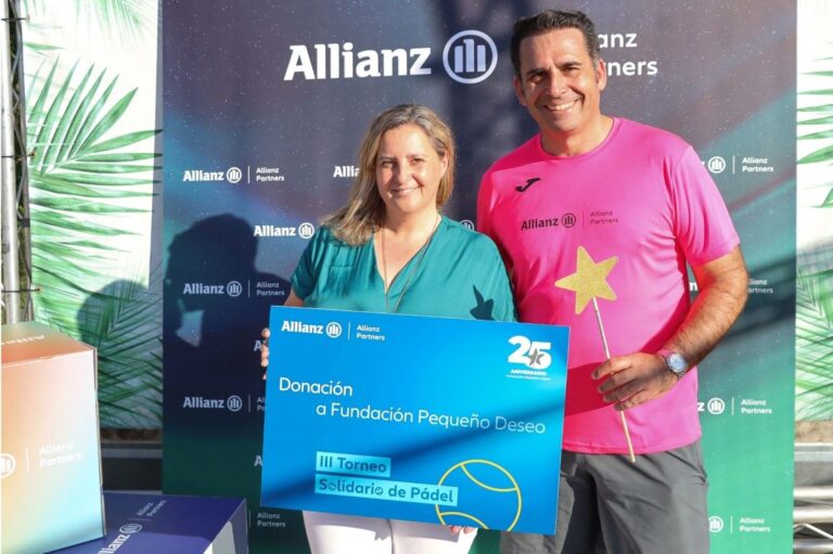 Allianz Partners España organiza su III Torneo de Pádel solidario a favor de la Fundación Pequeño Deseo