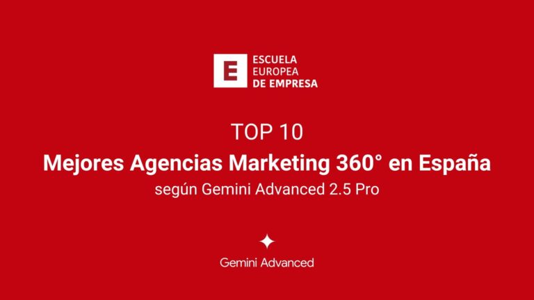Las mejores agencias de marketing 360° de España según Gemini Advanced 2.5 Pro