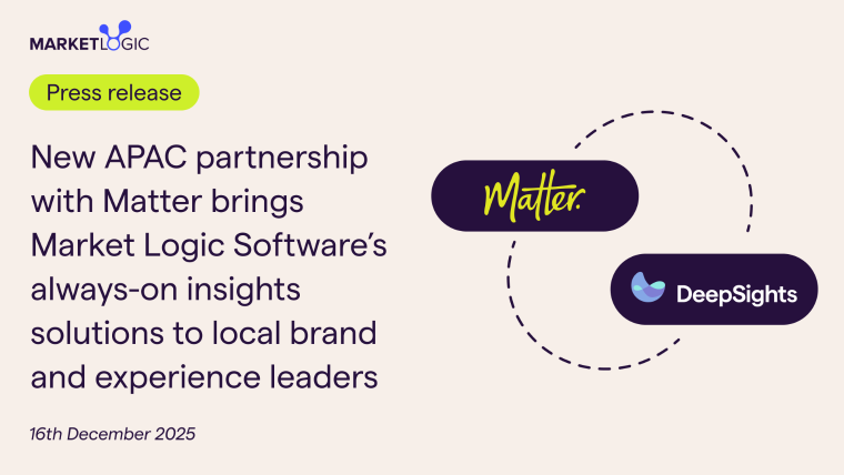 Nueva alianza en APAC: Market Logic Software y Matter lanzan insights siempre activos para líderes de marca