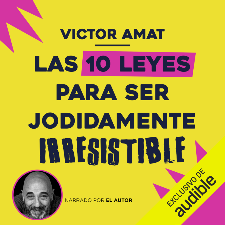 Víctor Amat presenta ‘Las 10 leyes para ser jodidamente irresistible’, su nuevo audiolibro