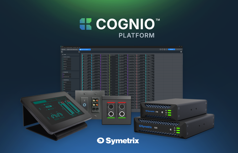 Symetrix presenta Cognio: la plataforma de Audio, Vídeo y Control de próxima generación