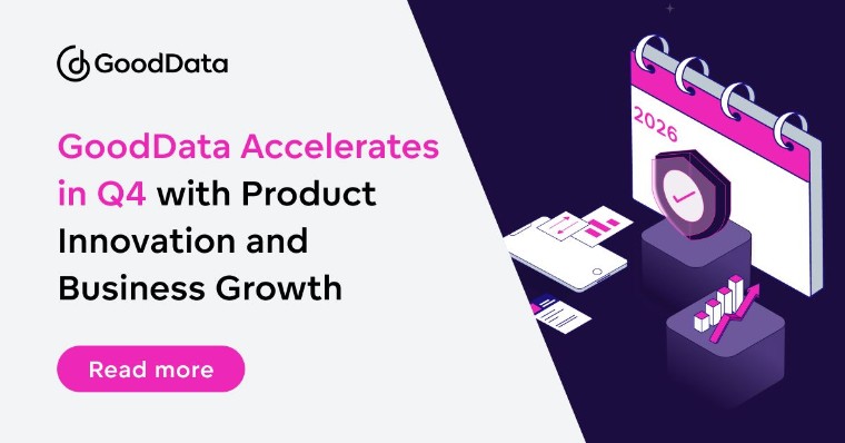 GoodData acelera en el cuarto trimestre con innovación de producto y crecimiento empresarial