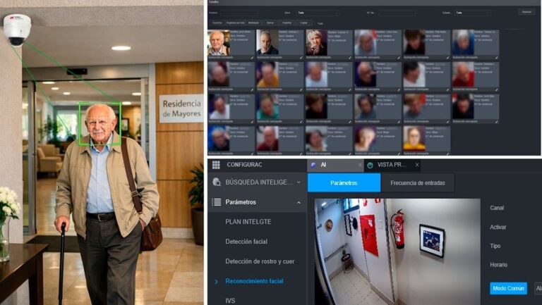 El reconocimiento facial y la analítica de vídeo transforman el cuidado en residencias de mayores