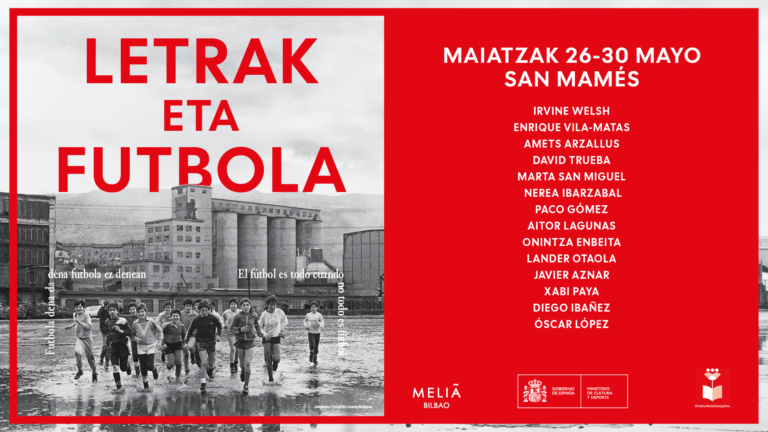 El festival de la Fundación Athletic Club «Letras y Fútbol» arranca el próximo 26 de mayo en Bilbao