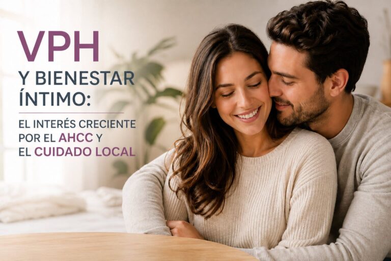 VPH y bienestar íntimo: el interés creciente por el AHCC y el cuidado local