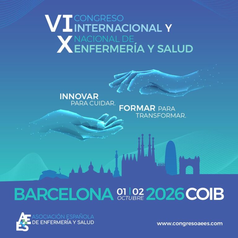 Barcelona reunirá 250 profesionales en el VI Congreso Internacional y X Nacional de Enfermería y Salud AEES