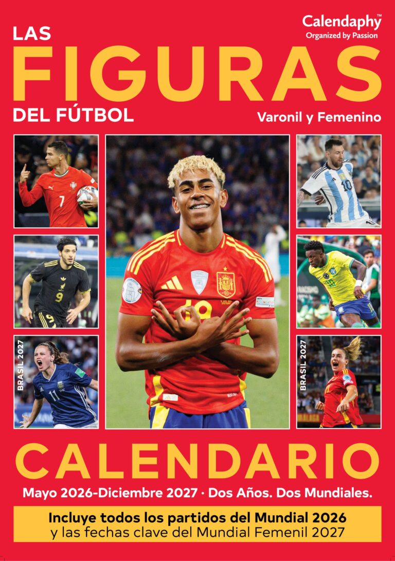 Llegan a España dos calendarios imprescindibles para vivir los Mundiales de Fútbol de 2026 y 2027