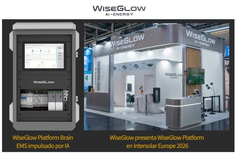 WiseGlow presenta en Intersolar Europe 2026 su plataforma de energía inteligente ‘WiseGlow Platform’