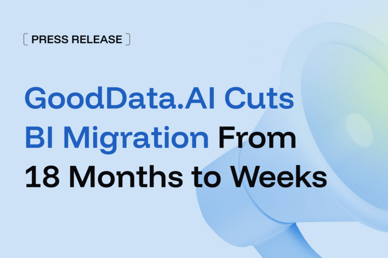 GoodData.AI reduce de 18 meses a semanas la migración de BI para empresas de Alemania, Austria y Suiza