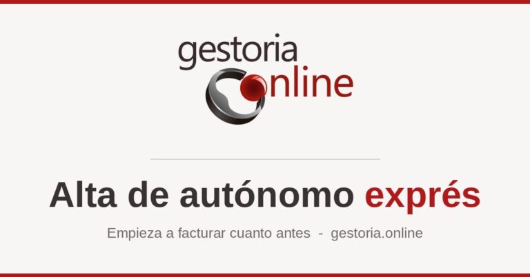 Gestoría Online reduce a unas horas el alta de autónomo