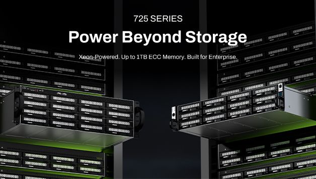 TerraMaster lanza la serie 725 de NAS en rack con Xeon para empresas impulsadas por IA