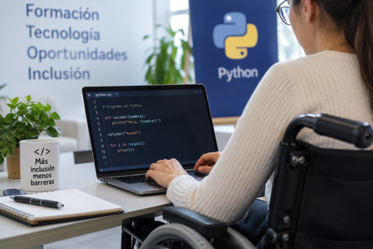 Fundación VASS ofrece formación gratuita en Python para personas con discapacidad
