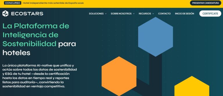 Ecostars convoca el concurso para identificar el hotel independiente más sostenible de España
