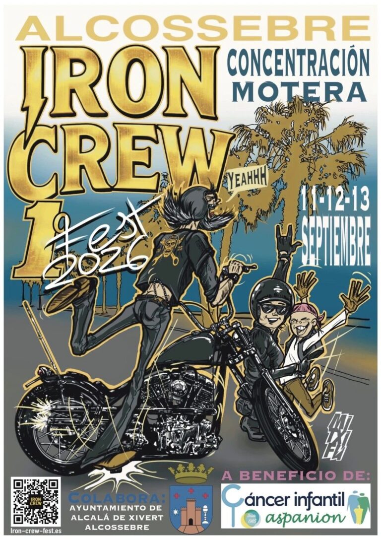 Orange Costa facilita alojamiento en Alcossebre para la concentración motera Iron Crew 2026