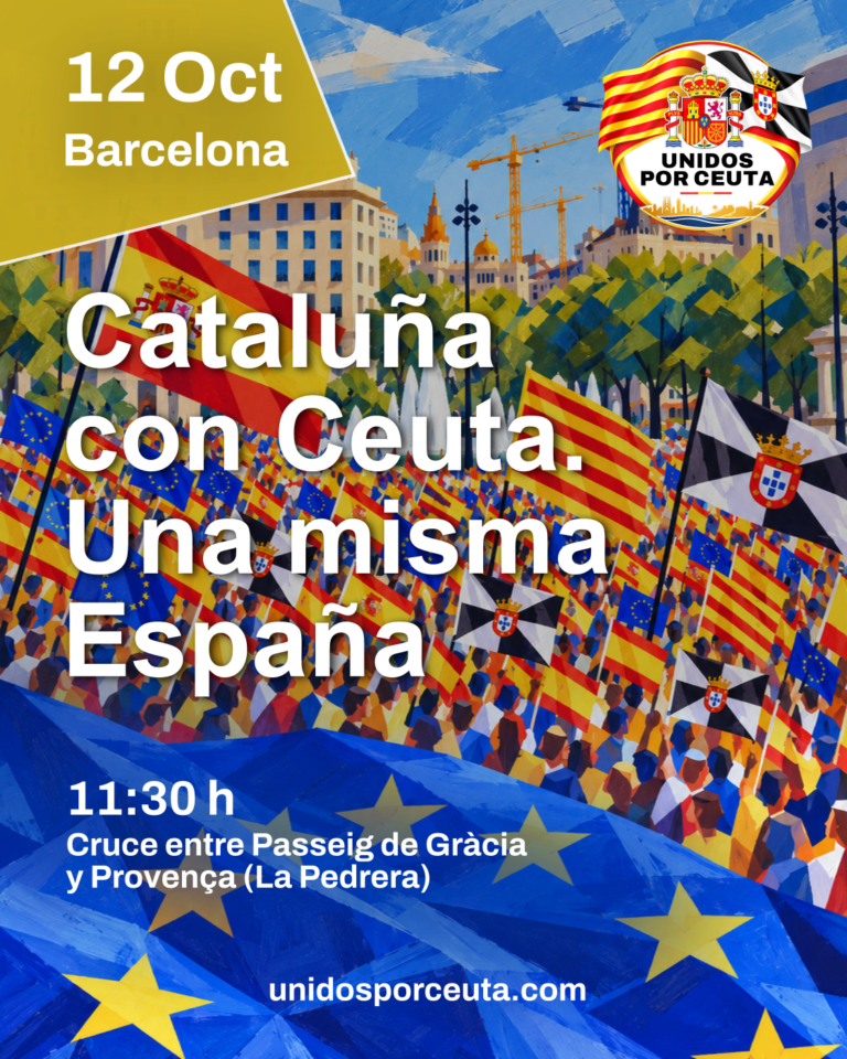 Unidos por Ceuta espera la presencia de Salvador Illa y del PSC en la manifestación del 12 de octubre